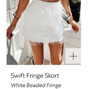 Swift fringe skort